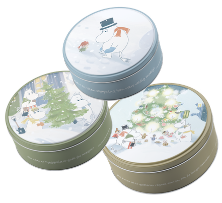 Mummi kakebokser jul sett med 3 stk fra Muurla