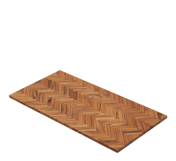 Sild skjærebrett 49x24,5 cm teak fra Skagerak