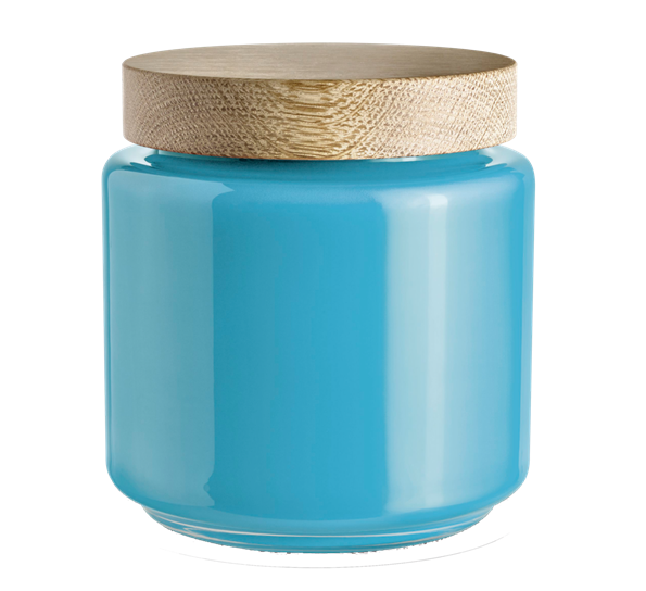 Palet oppbevaringsglass 2 liter blå fra Holmegaard