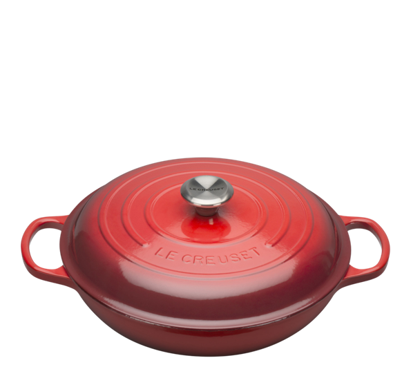 Buffetgryte 30 cm rød fra Le Creuset