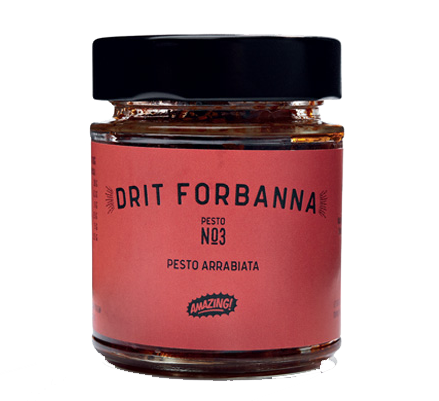 Pesto no 3 Arrabiata 135g Drit Forbanna