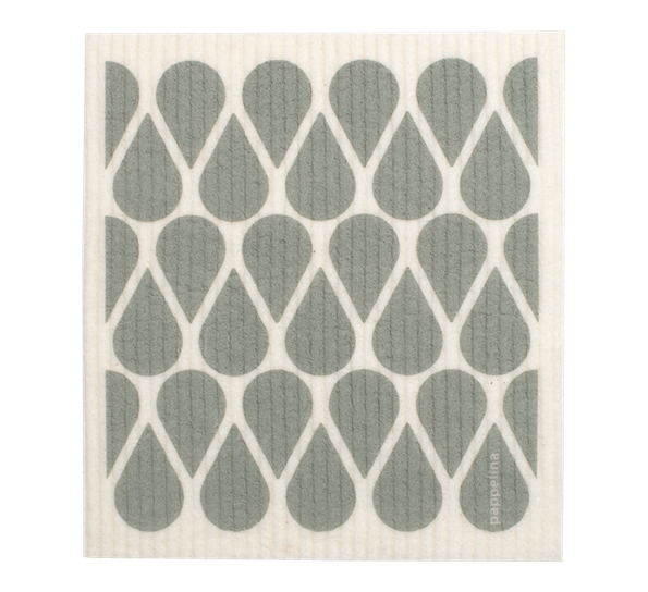 Otis kjøkkenklut varmgrå 17x20 cm fra Pappelina