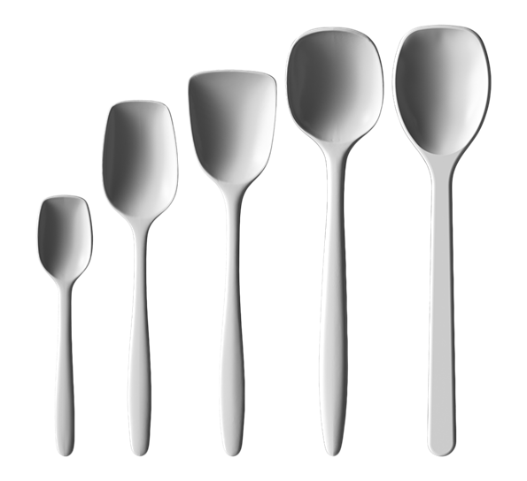 Classic gryteskjesett 5 deler hvit fra Rosti