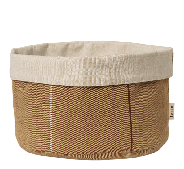 Ito brødkurv rund nature og straw fra Ferm Living