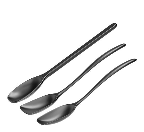 Classic gryteskjesett 3 deler sort fra Rosti