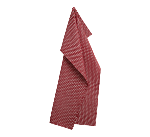 Egypt kjøkkenhåndkle 50x80 cm dyp rød fra Georg Jensen Damask