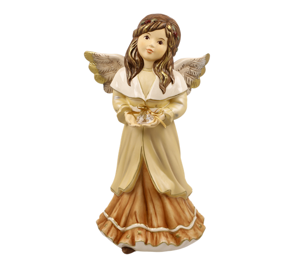 Champagne engel Heartfelt med Swarovski®-krystall 25 cm fra Goebel