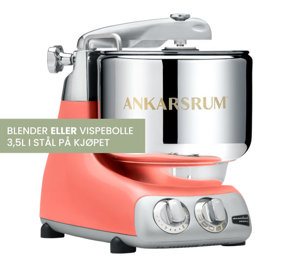 Assistent kjøkkenmaskin 6230 coral crush fra Ankarsrum