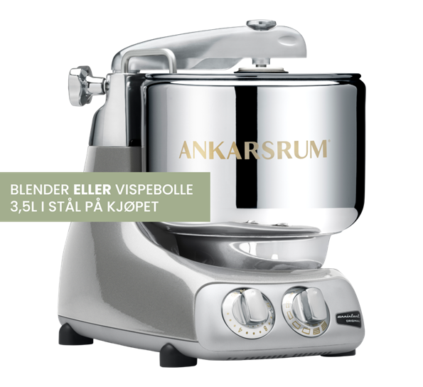 Assistent kjøkkenmaskin 6230 jubilee silver fra Ankarsrum