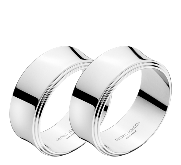 Pyramide serviettring 2 pk fra Georg Jensen