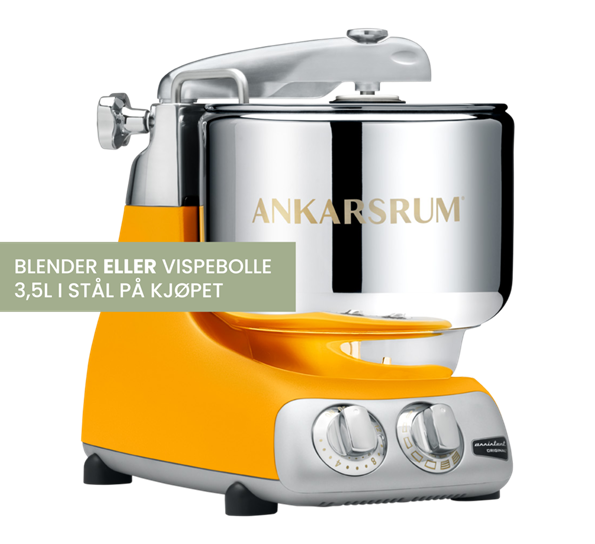 Assistent kjøkkenmaskin 6230 sunbeam yellow fra Ankarsrum