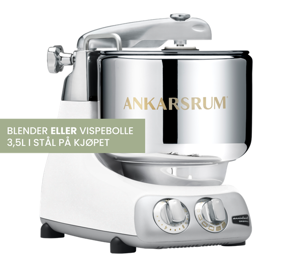 Assistent kjøkkenmaskin 6230 glossy white fra Ankarsrum