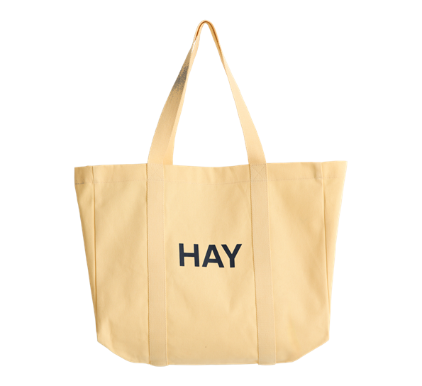 Shopper bag 32x13x40 cm soft gul HAY
