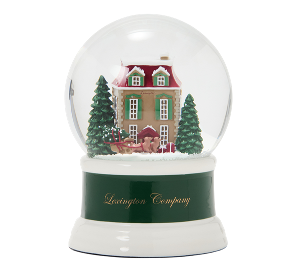 Snøkule 14 cm grønn Lexington