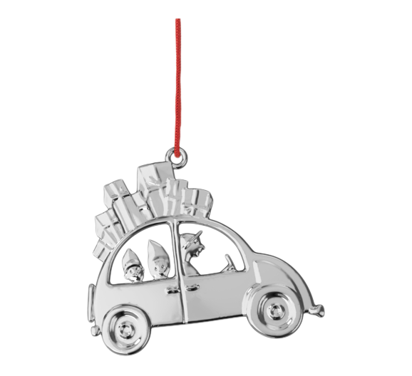 Karen Blixen julebil h6,5 forsølvet fra Rosendahl