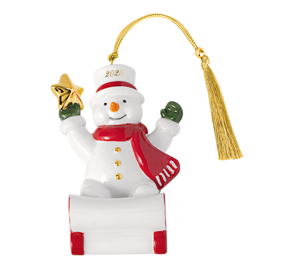 Ornament snømann 2025 Villeroy & Boch