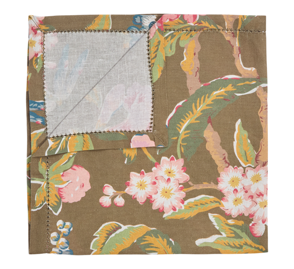 Serviett 50x50 cm lin Green Field ByTiMo